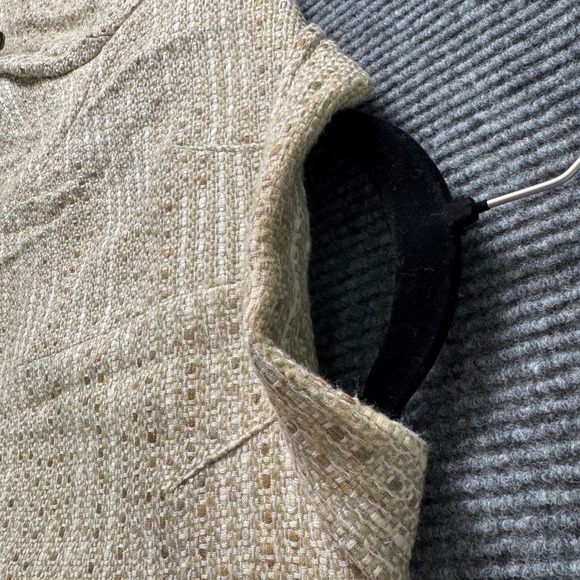 Metallic Gold Textured Tweed‎ Blazer Womens 20W Formal Career Evening Jacket - Picture 8 of 9